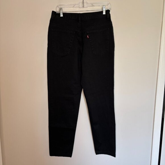 LEVI'S 512 Slim Fit Jean Womens 12 Red Tab Black Stretch - Picture 4 of 8